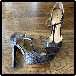 ❤️Chinese Laundry Elegant Black Strappy Heels with Comfort Fit